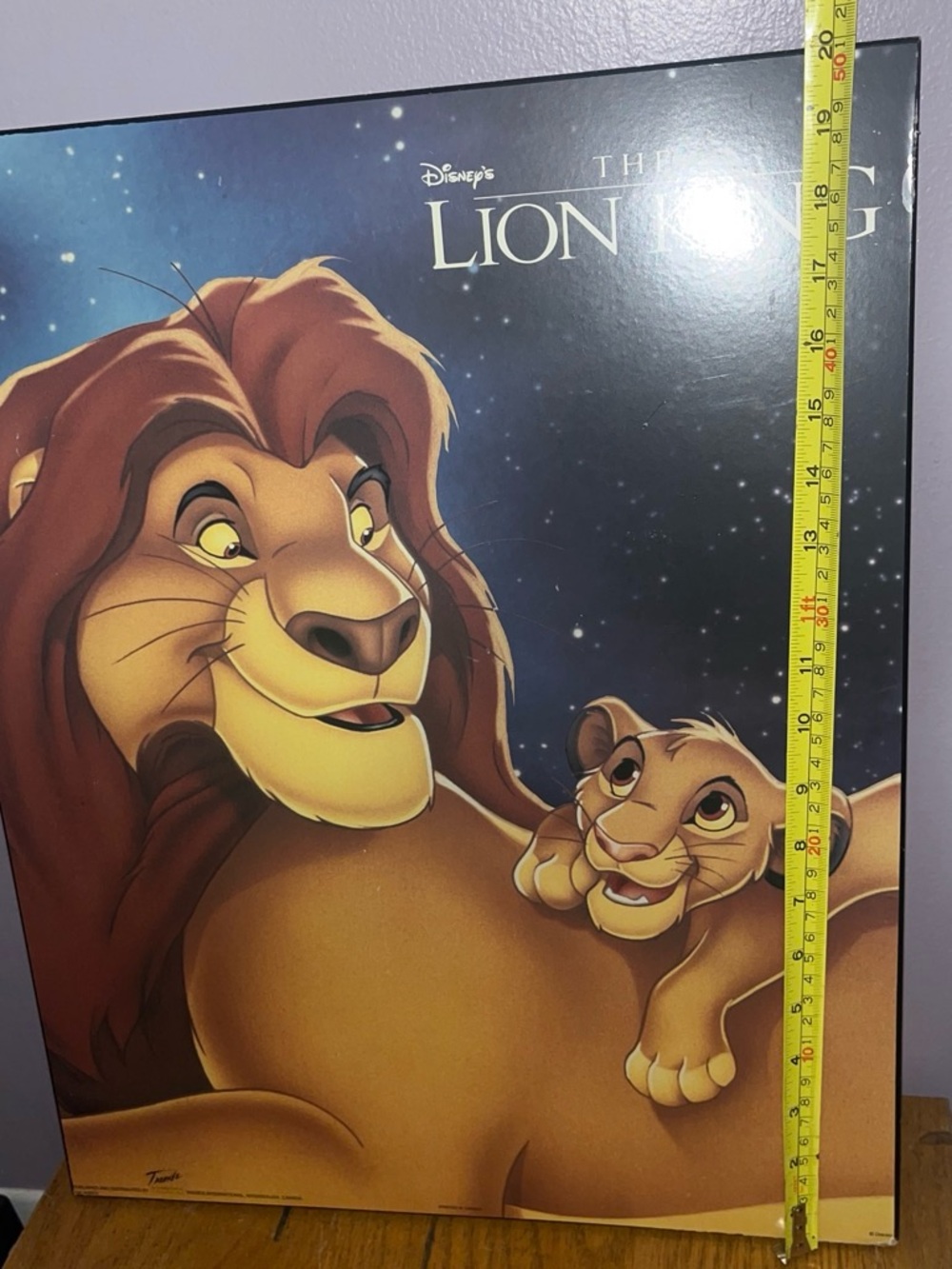 Disney The Lion King Wall Art in Brown and Gold Tones - Picture 3 of 5